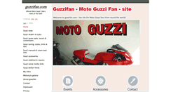 Desktop Screenshot of guzzifan.com